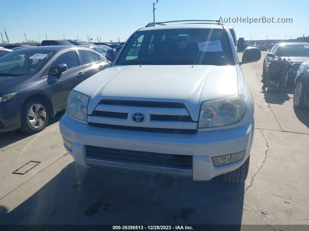 2004 Toyota 4runner Sr5 V6 White vin: JTEZU14R440032591