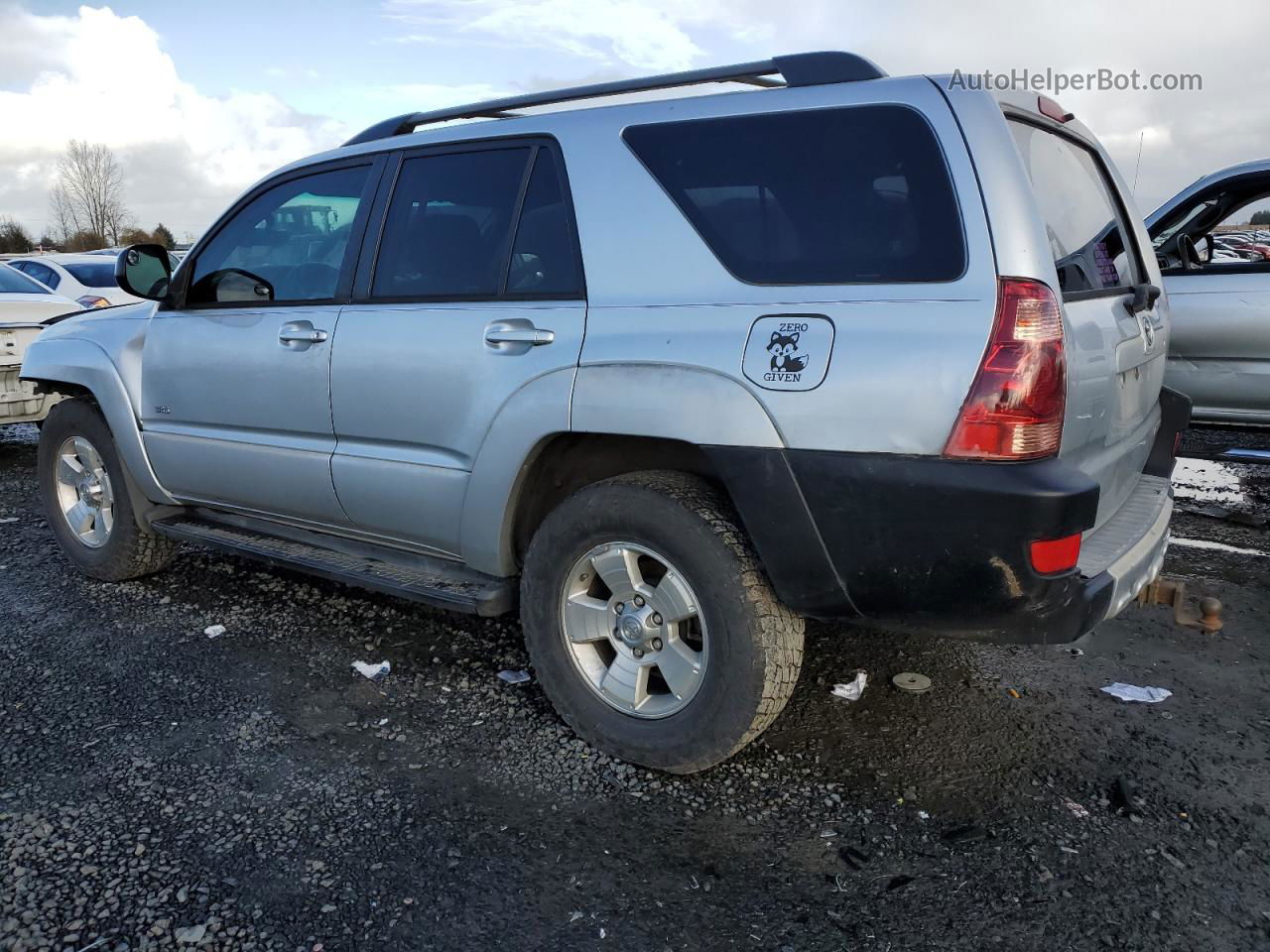 2004 Toyota 4runner Sr5 Silver vin: JTEZU14R540025746