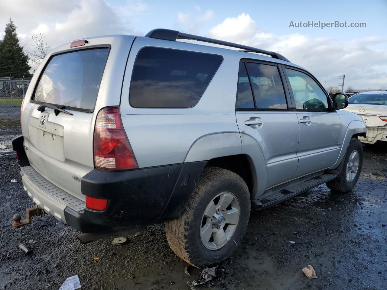 2004 Toyota 4runner Sr5 Silver vin: JTEZU14R540025746