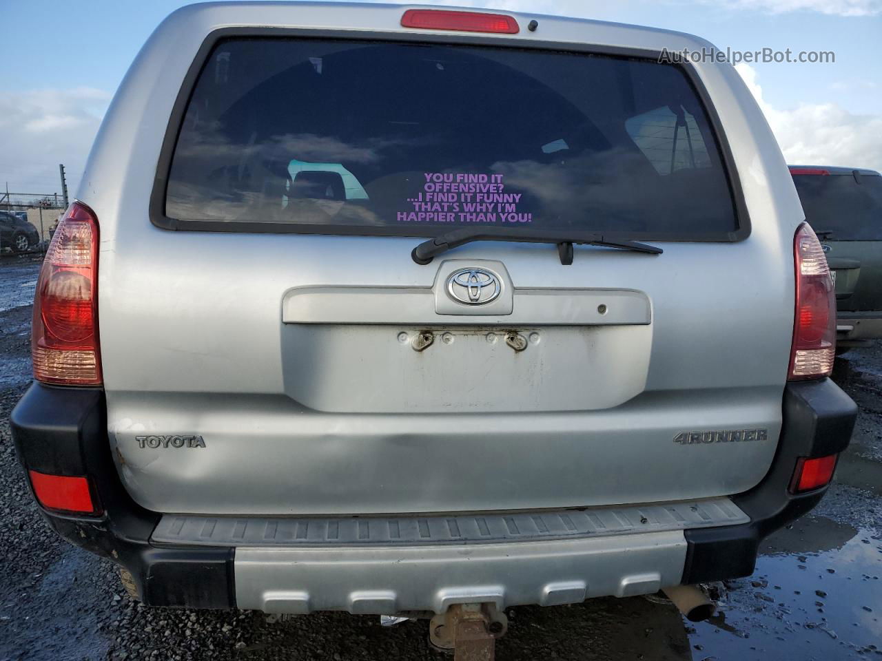 2004 Toyota 4runner Sr5 Silver vin: JTEZU14R540025746