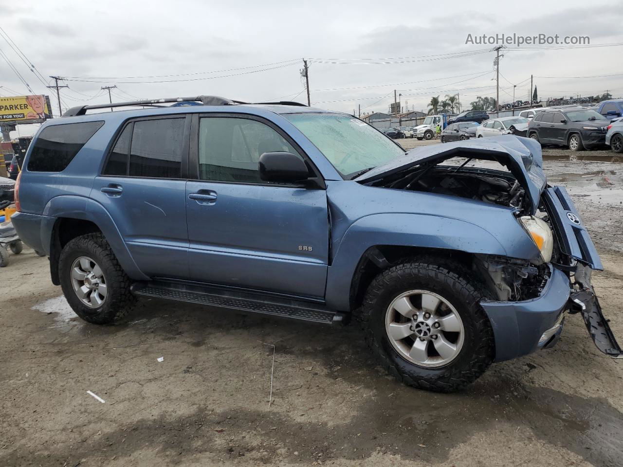 2004 Toyota 4runner Sr5 Blue vin: JTEZU14R540028694