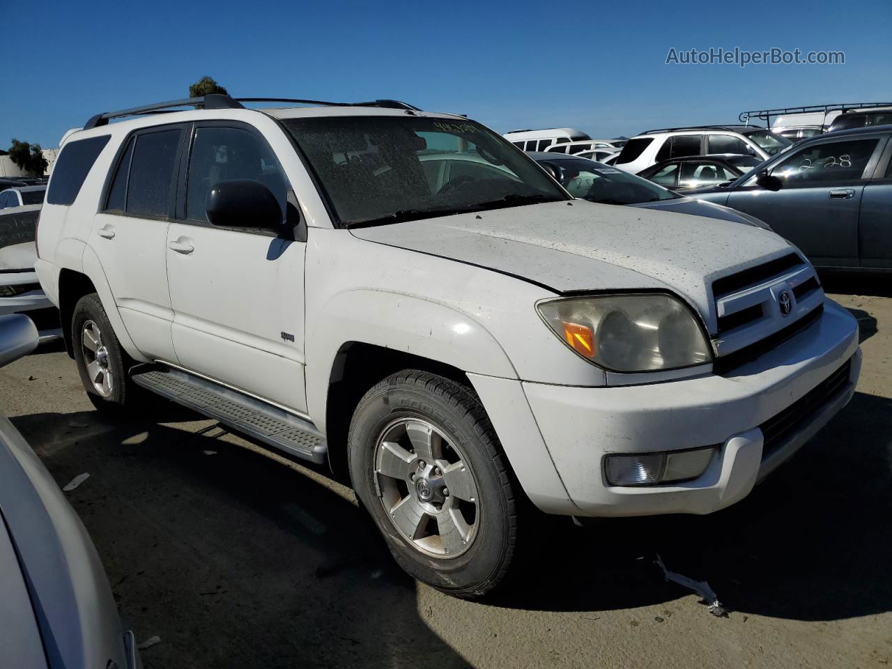 2004 Toyota 4runner Sr5 White vin: JTEZU14R640030552