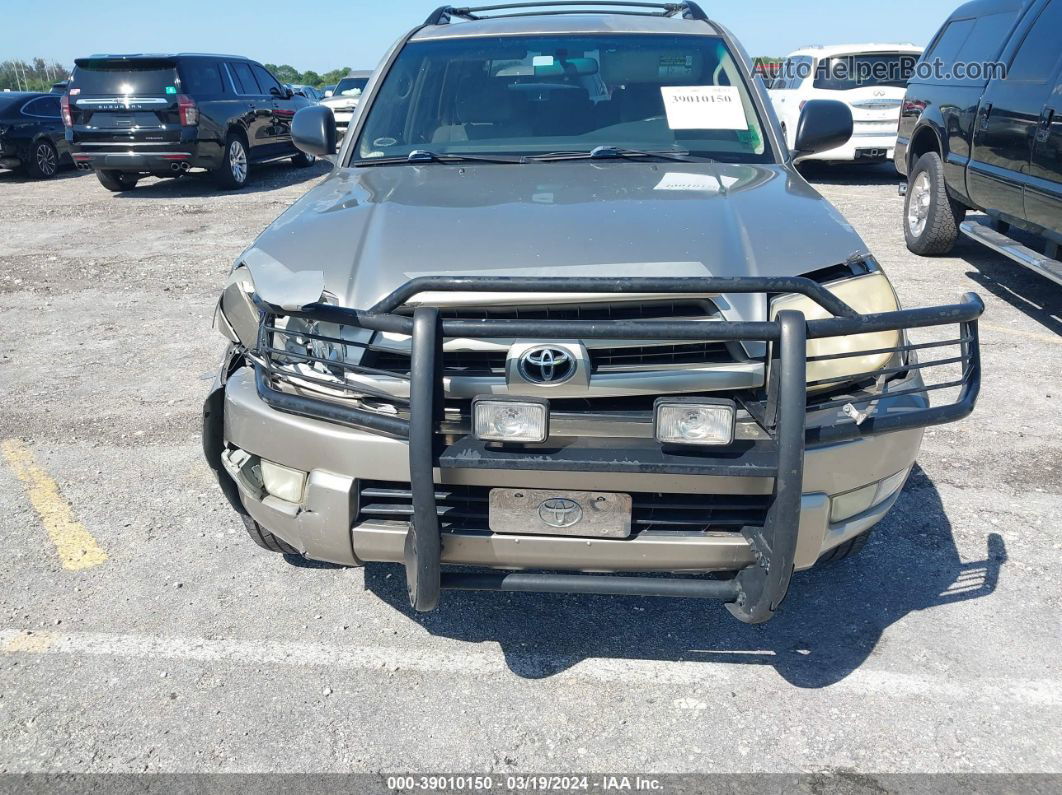 2004 Toyota 4runner Sr5 V6 Gold vin: JTEZU14R640036416