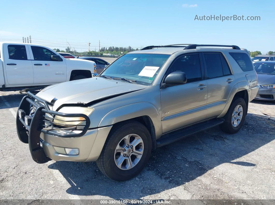 2004 Toyota 4runner Sr5 V6 Gold vin: JTEZU14R640036416