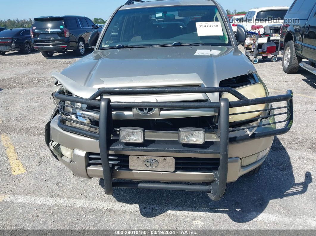 2004 Toyota 4runner Sr5 V6 Gold vin: JTEZU14R640036416