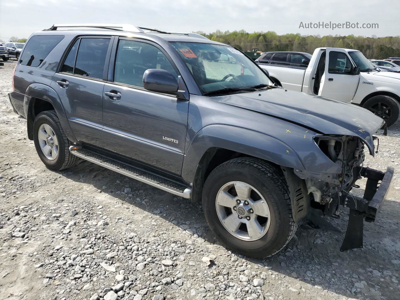 2004 Toyota 4runner Limited Gray vin: JTEZU17R440026186