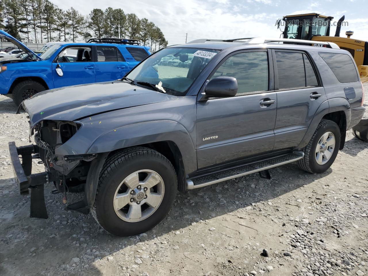 2004 Toyota 4runner Limited Gray vin: JTEZU17R440026186