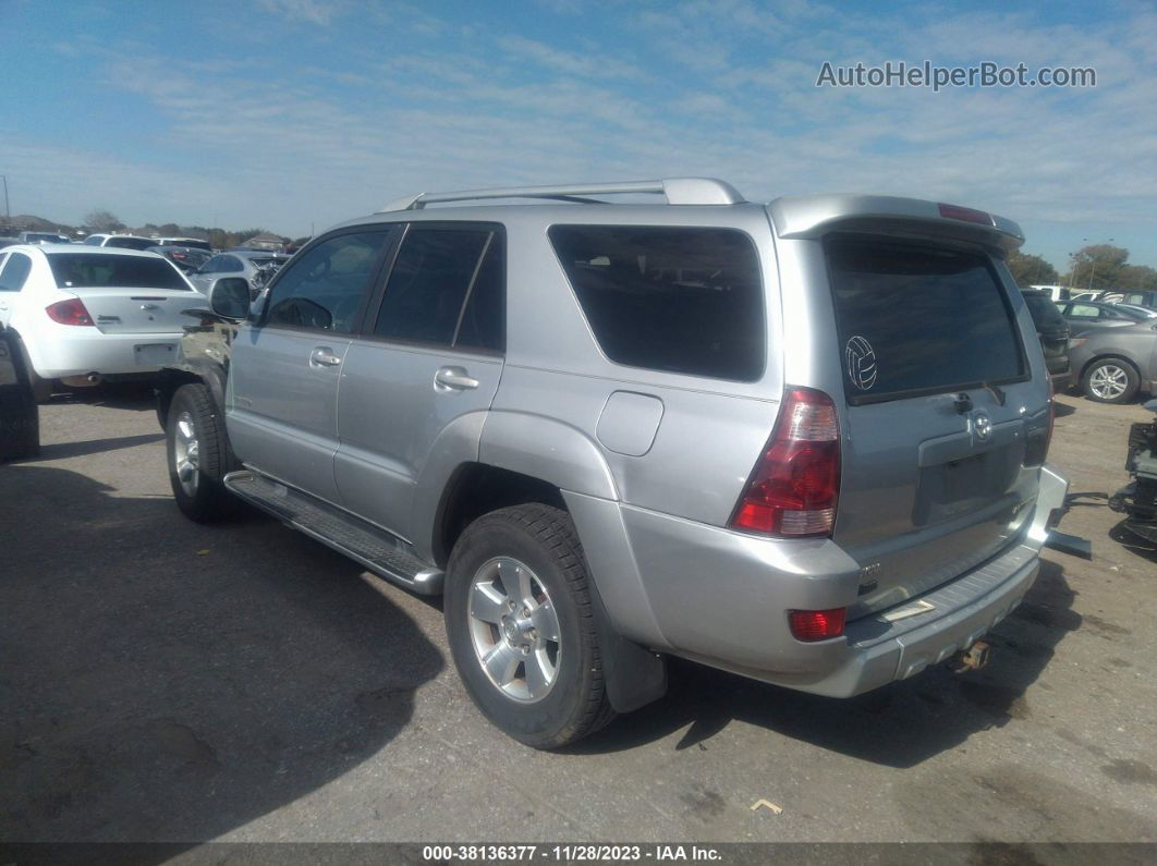 2004 Toyota 4runner Limited V6 Silver vin: JTEZU17R540041425