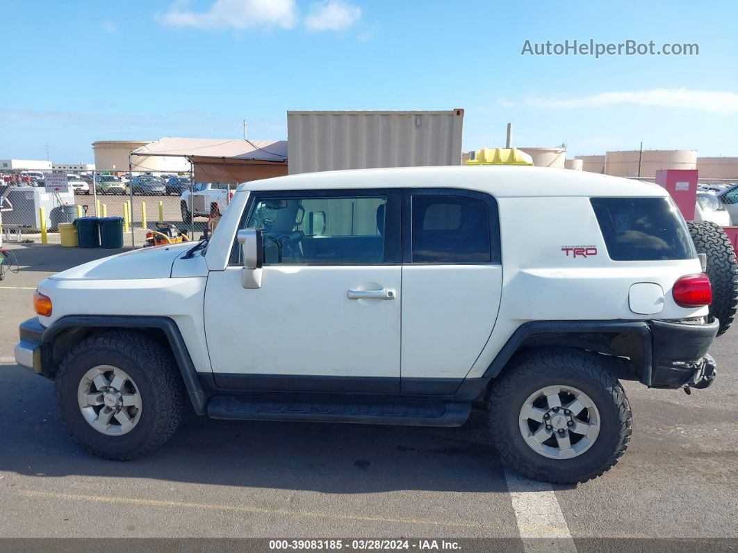 2010 Toyota Fj Cruiser White vin: JTEZU4BF1AK009926