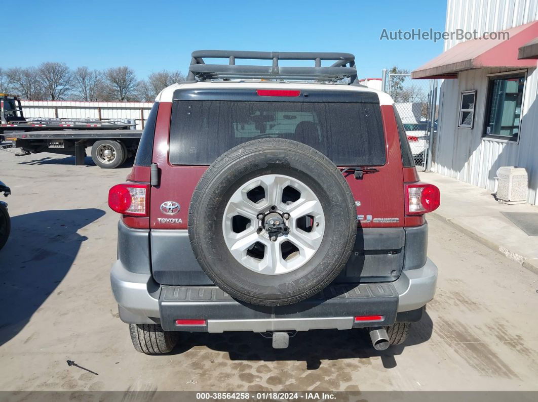 2010 Toyota Fj Cruiser   Maroon vin: JTEZU4BFXAK008970