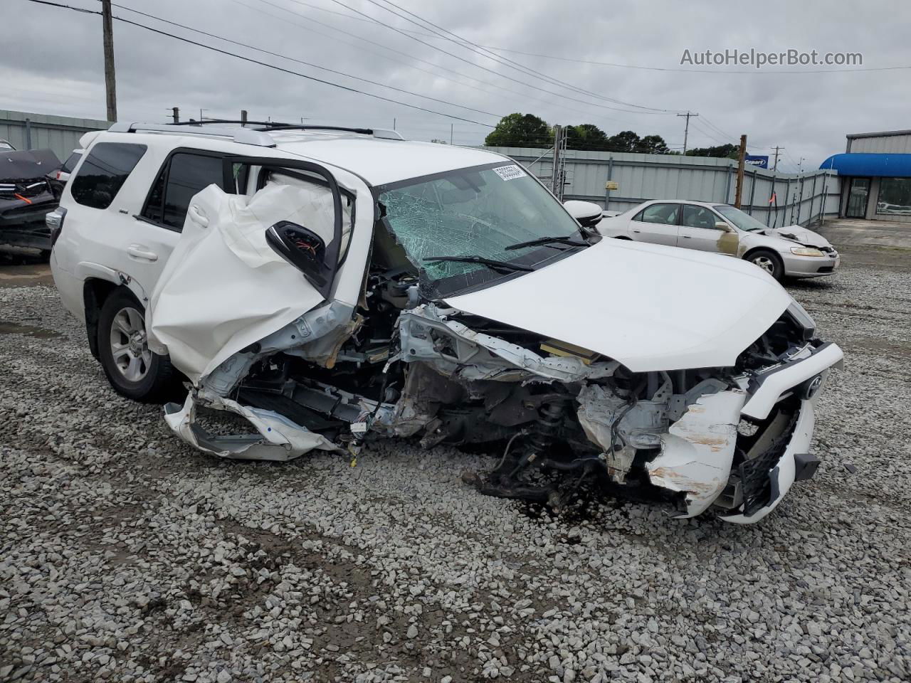 2017 Toyota 4runner Sr5 White vin: JTEZU5JR0H5151176