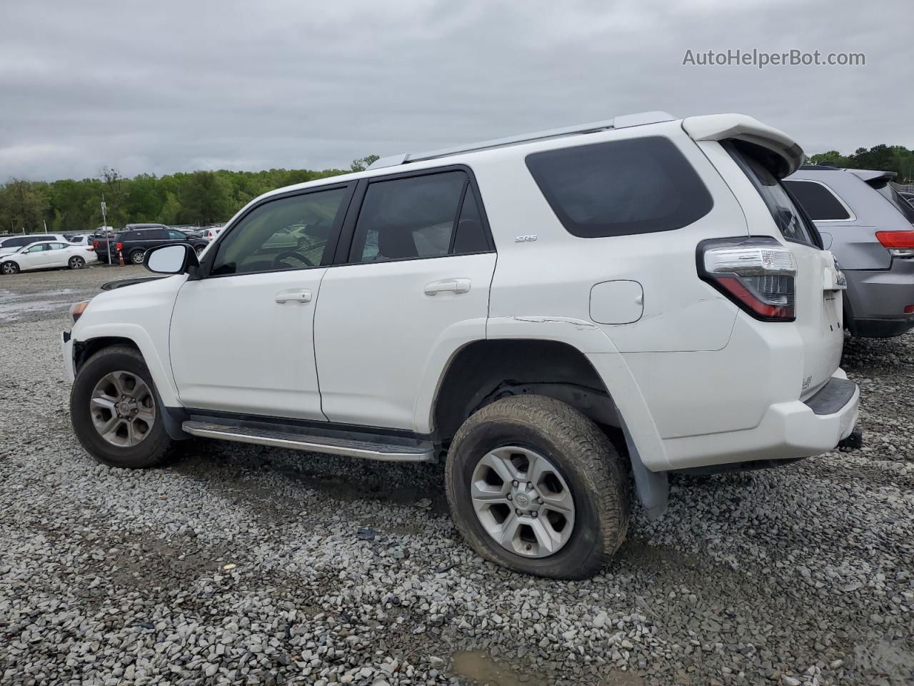 2017 Toyota 4runner Sr5 White vin: JTEZU5JR0H5151176