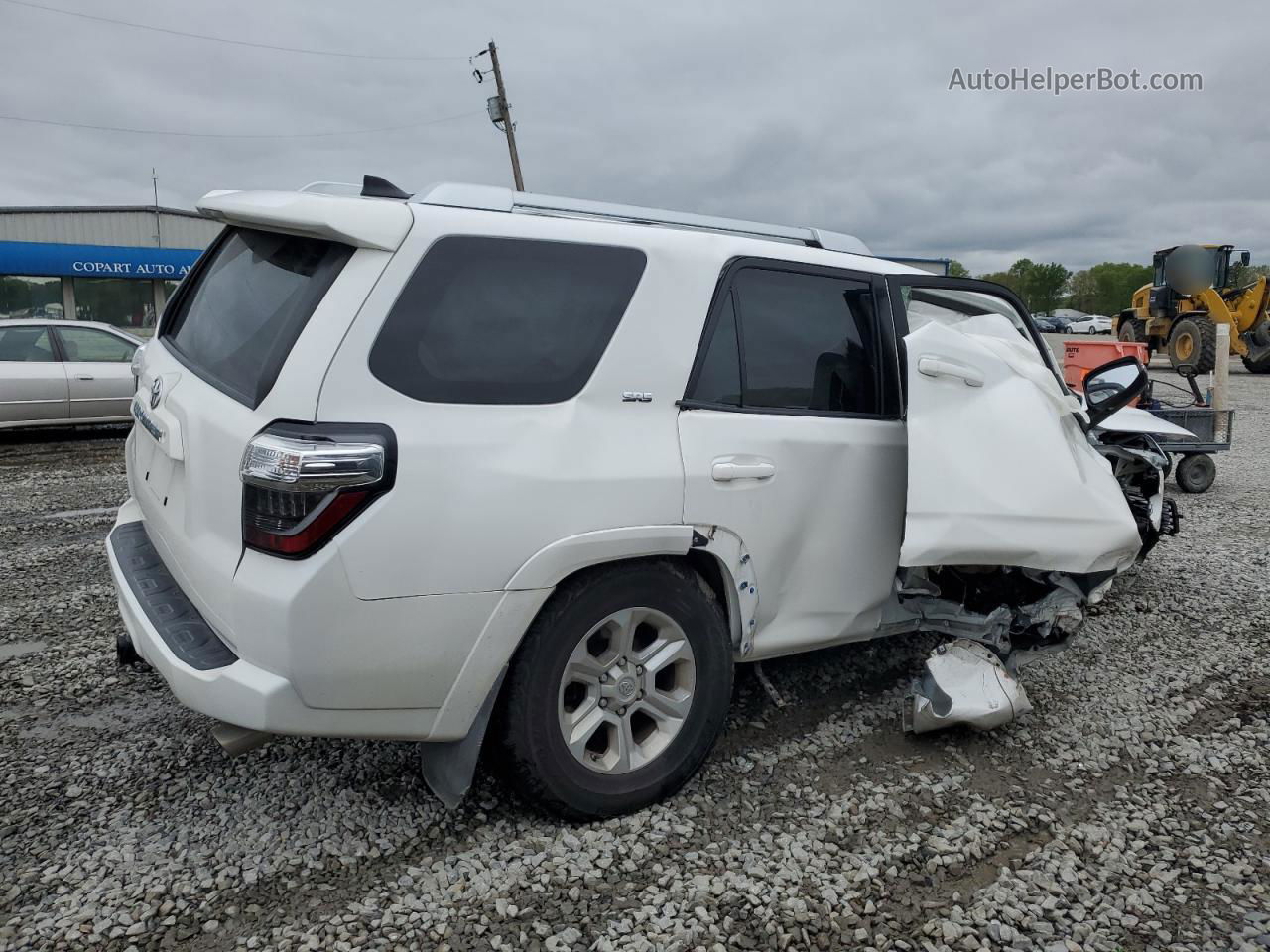 2017 Toyota 4runner Sr5 White vin: JTEZU5JR0H5151176