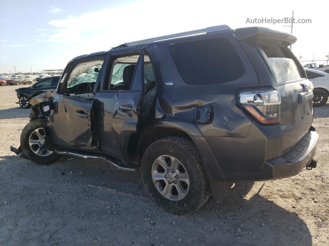 2017 Toyota 4runner Sr5 Gray vin: JTEZU5JR0H5153753