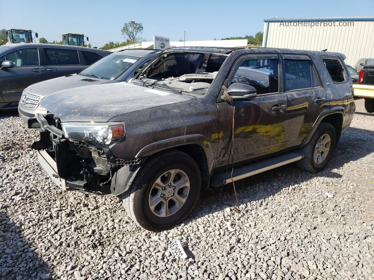 2017 Toyota 4runner Sr5 Charcoal vin: JTEZU5JR0H5153915