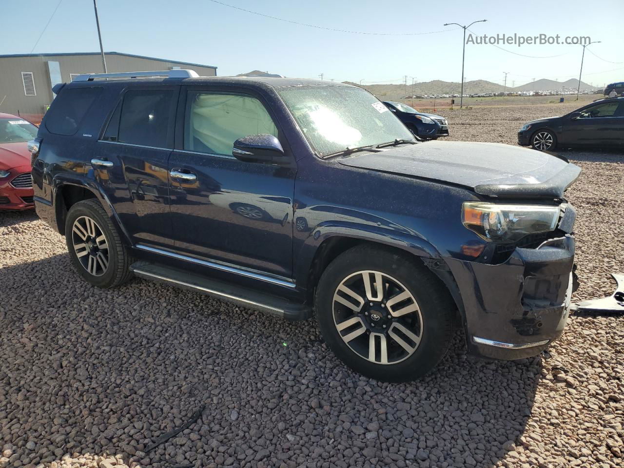 2014 Toyota 4runner Sr5 Синий vin: JTEZU5JR1E5065242