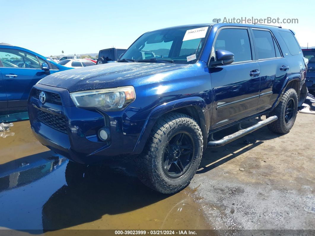 2014 Toyota 4runner Sr5 Blue vin: JTEZU5JR1E5073650