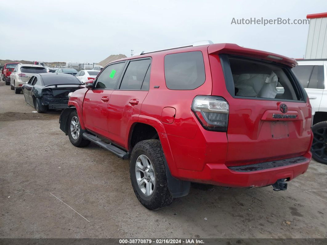 2017 Toyota 4runner   Красный vin: JTEZU5JR1H5151476