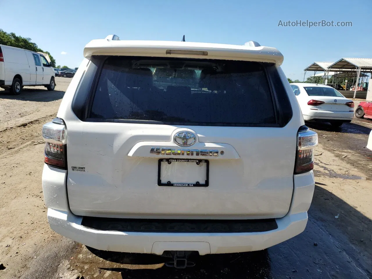 2017 Toyota 4runner Sr5 White vin: JTEZU5JR1H5153745