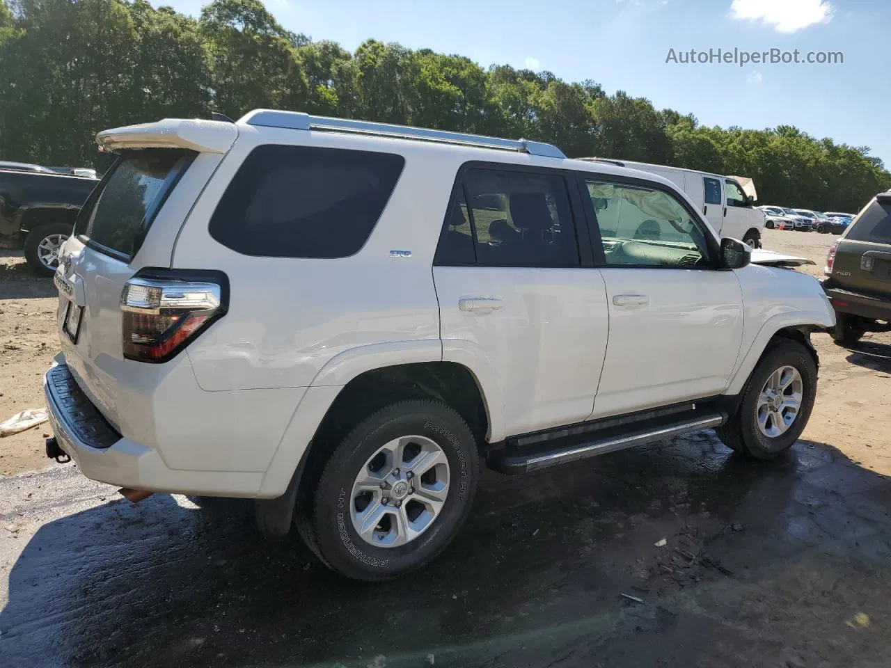 2017 Toyota 4runner Sr5 White vin: JTEZU5JR1H5153745