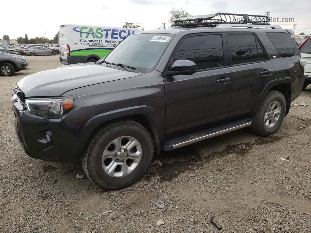 2017 Toyota 4runner Sr5 Серый vin: JTEZU5JR1H5156838