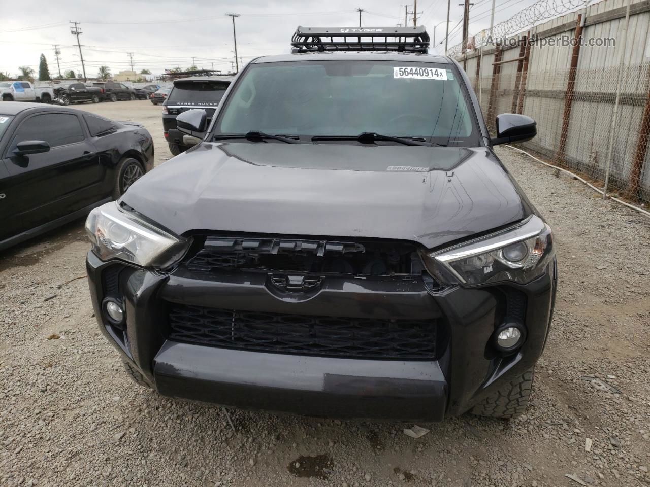 2017 Toyota 4runner Sr5 Серый vin: JTEZU5JR1H5156838