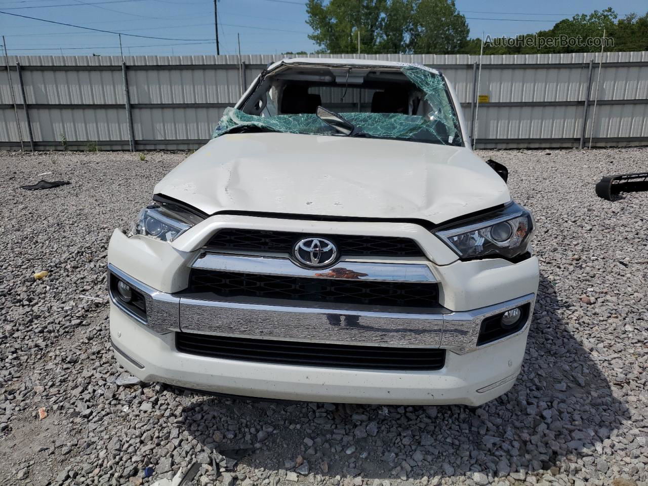 2017 Toyota 4runner Sr5 White vin: JTEZU5JR1H5158282