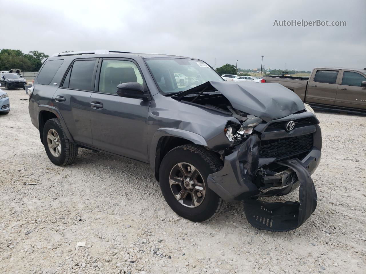 2014 Toyota 4runner Sr5 Gray vin: JTEZU5JR2E5068425