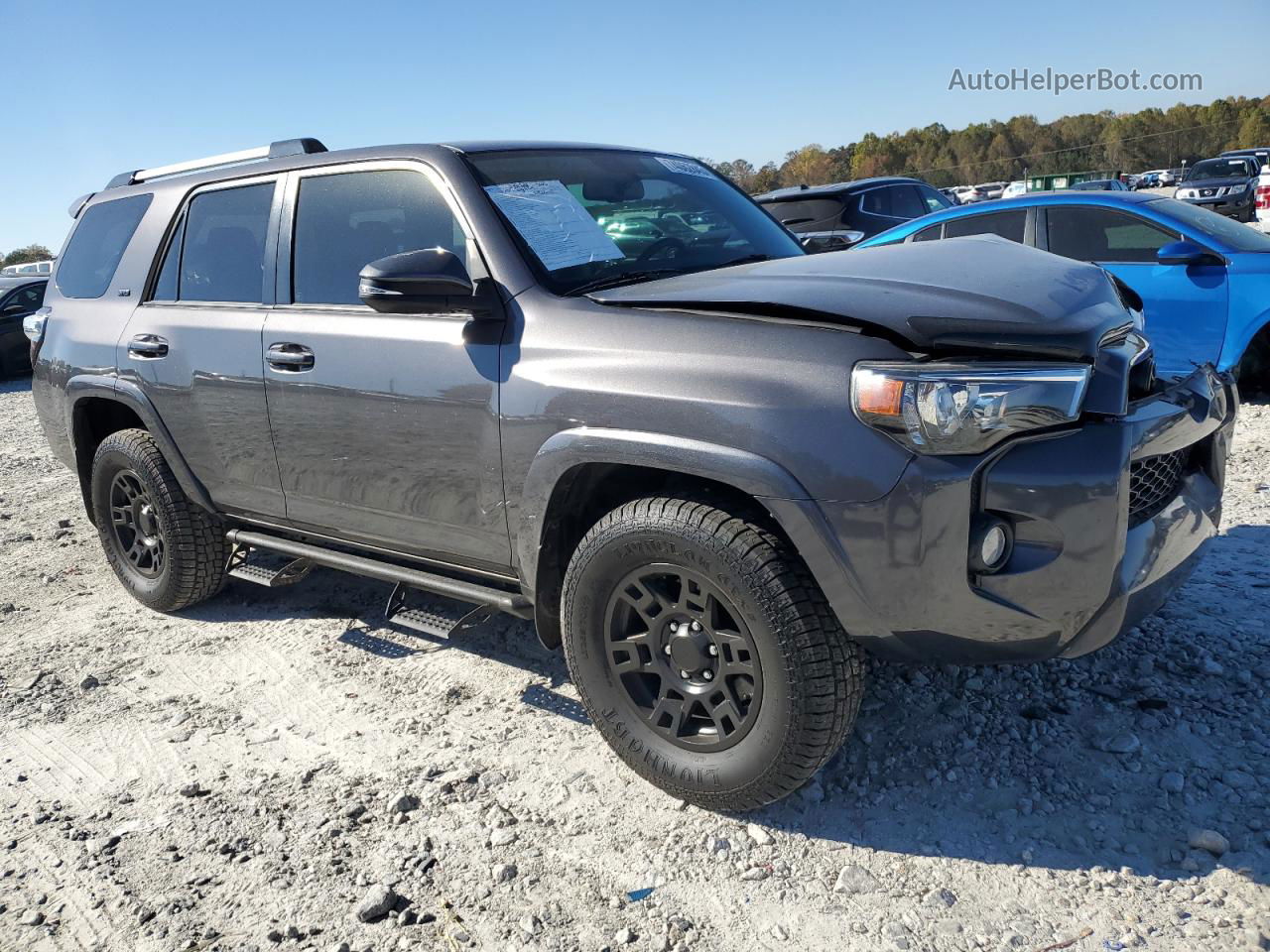 2017 Toyota 4runner Sr5 Gray vin: JTEZU5JR2H5149946