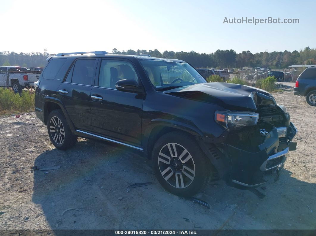 2017 Toyota 4runner Limited Black vin: JTEZU5JR2H5160123