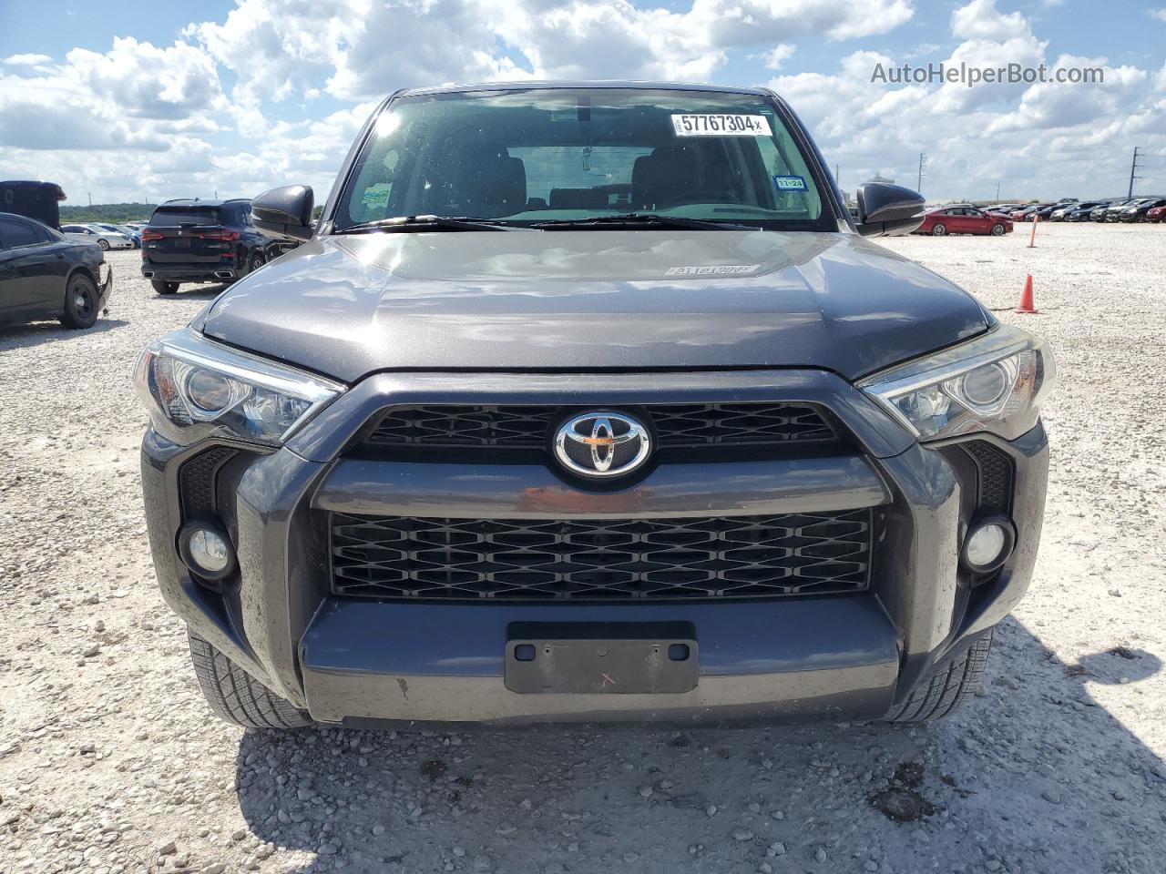 2014 Toyota 4runner Sr5 Gray vin: JTEZU5JR3E5072306