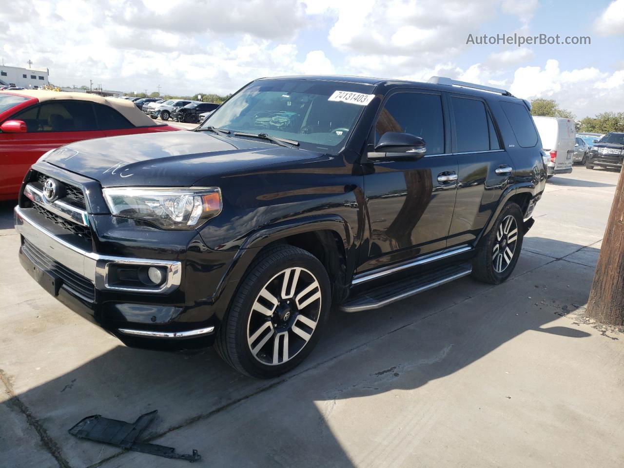 2017 Toyota 4runner Sr5 Black vin: JTEZU5JR3H5152404