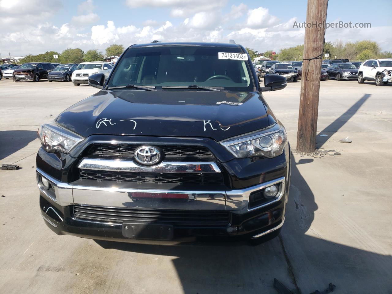 2017 Toyota 4runner Sr5 Black vin: JTEZU5JR3H5152404