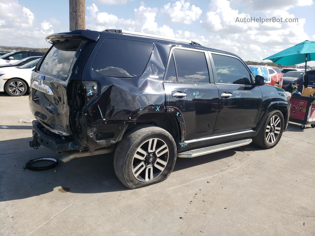 2017 Toyota 4runner Sr5 Black vin: JTEZU5JR3H5152404