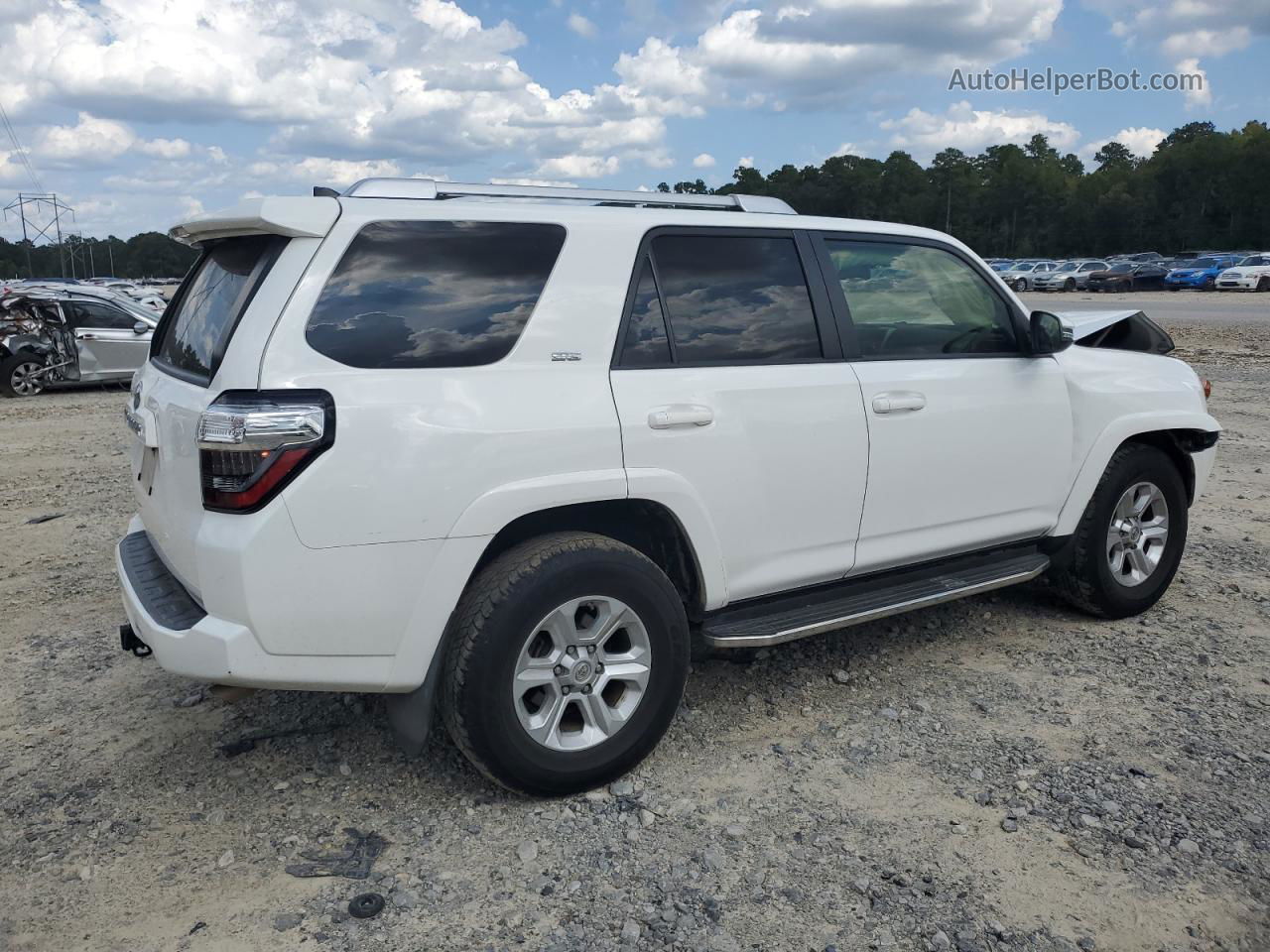 2017 Toyota 4runner Sr5 White vin: JTEZU5JR3H5156727