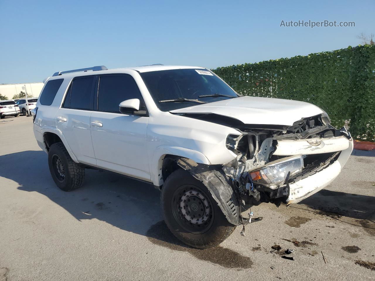 2017 Toyota 4runner Sr5 White vin: JTEZU5JR3H5157585