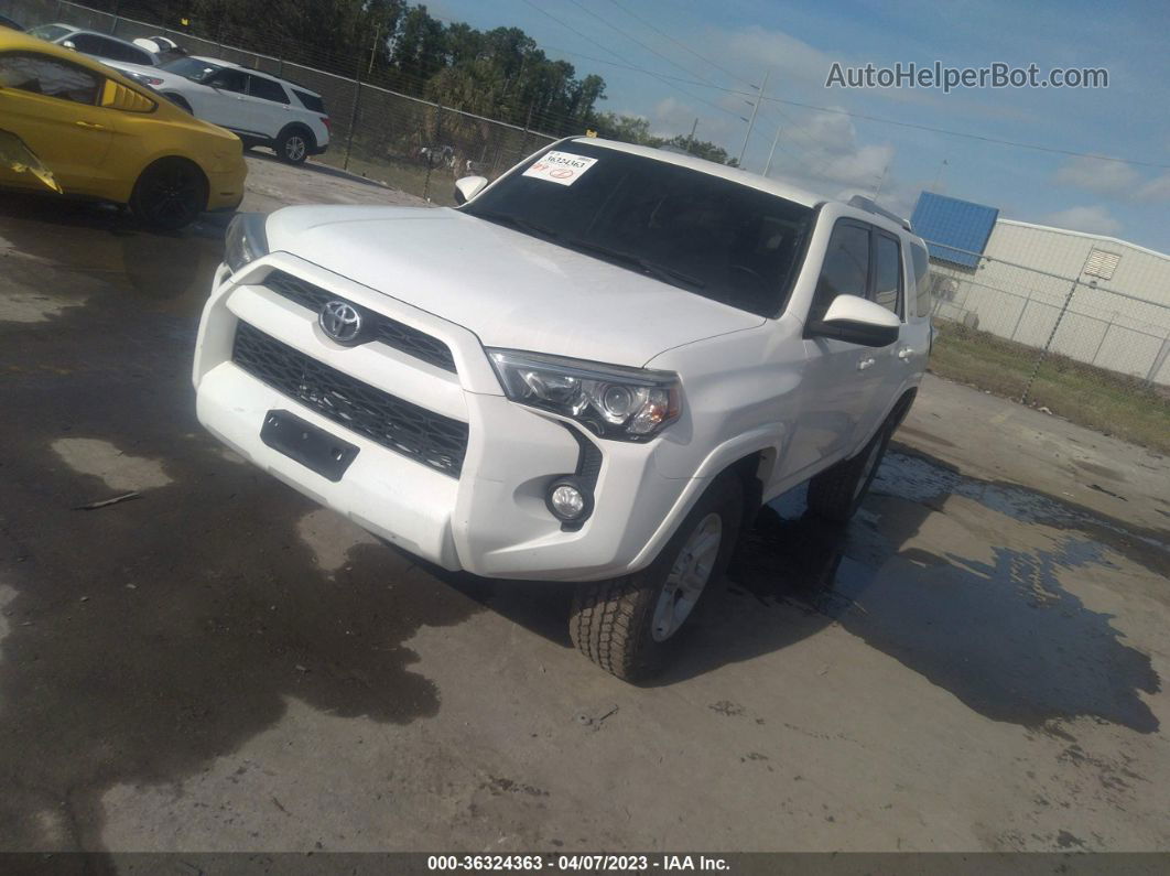 2017 Toyota 4runner Sr5 White vin: JTEZU5JR4H5148023