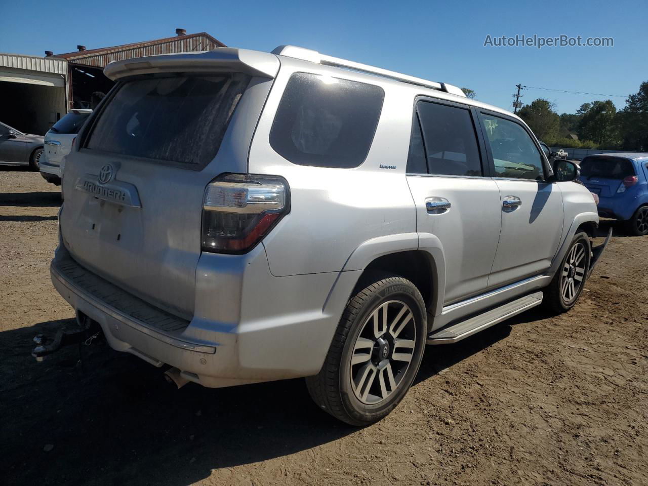 2017 Toyota 4runner Sr5 Серебряный vin: JTEZU5JR4H5162049