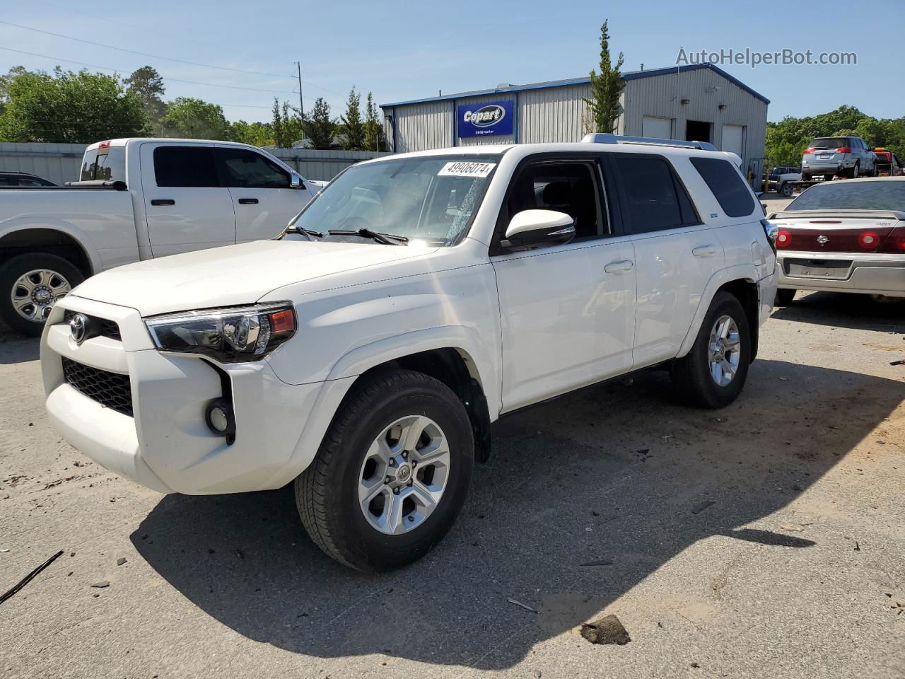 2017 Toyota 4runner Sr5 White vin: JTEZU5JR4H5163749