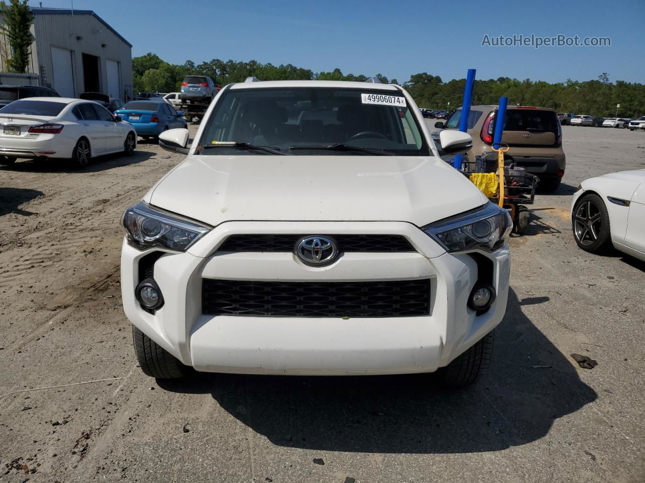 2017 Toyota 4runner Sr5 White vin: JTEZU5JR4H5163749