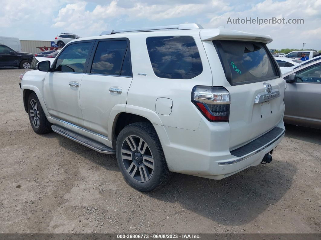 2017 Toyota 4runner Sr5/sr5 Premium/limited White vin: JTEZU5JR4H5163833