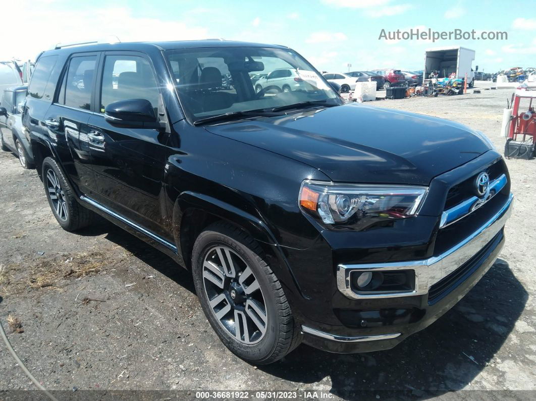 2017 Toyota 4runner Limited Black vin: JTEZU5JR5H5150363