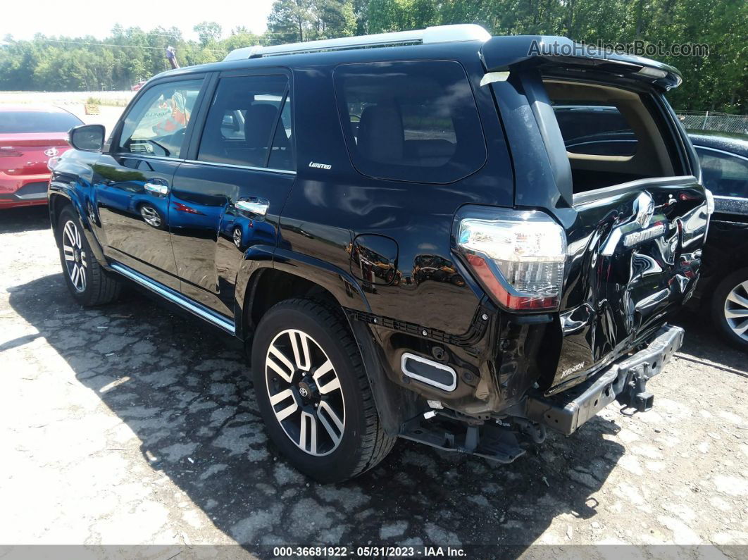 2017 Toyota 4runner Limited Black vin: JTEZU5JR5H5150363