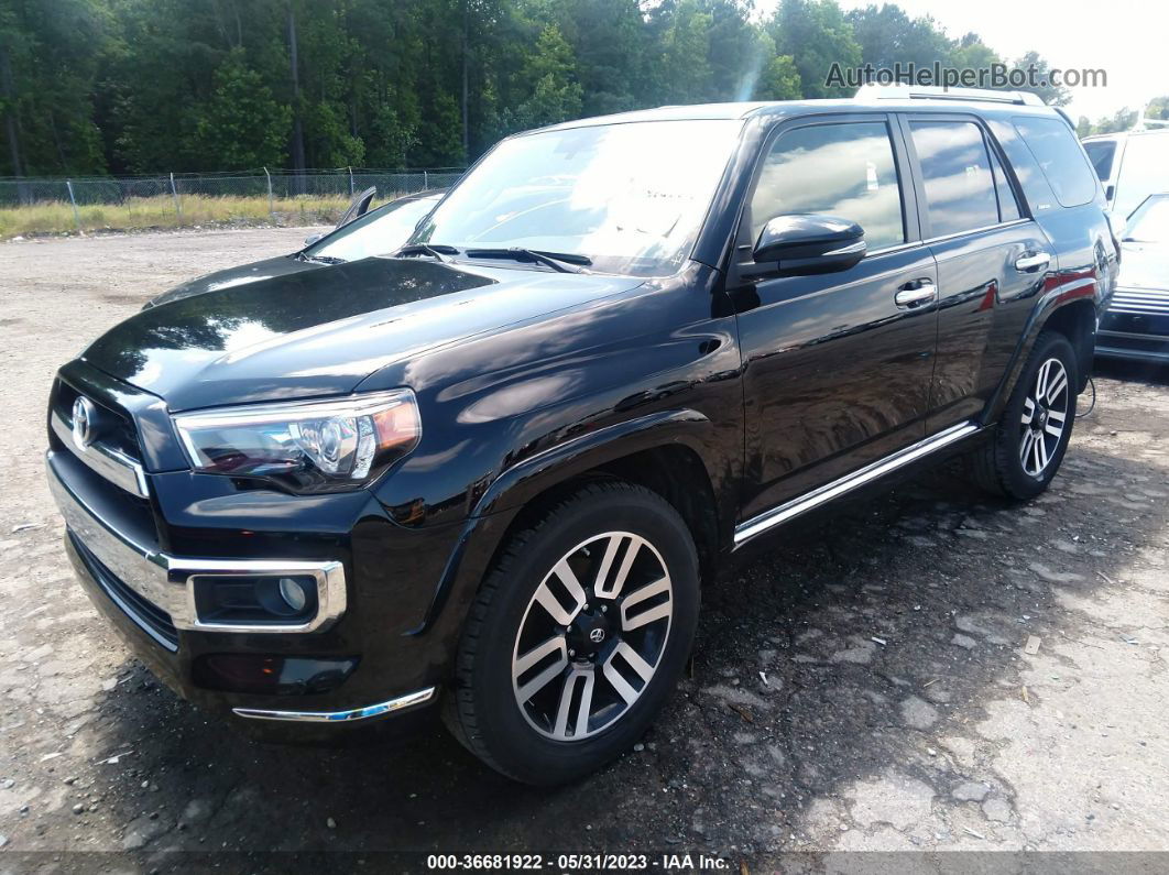 2017 Toyota 4runner Limited Black vin: JTEZU5JR5H5150363