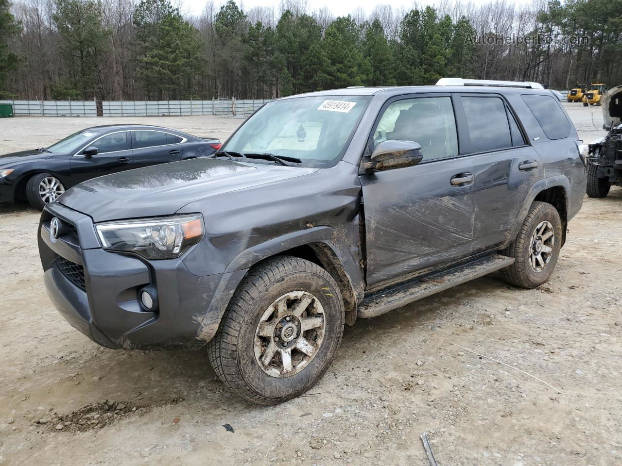 2017 Toyota 4runner Sr5 Gray vin: JTEZU5JR5H5150461