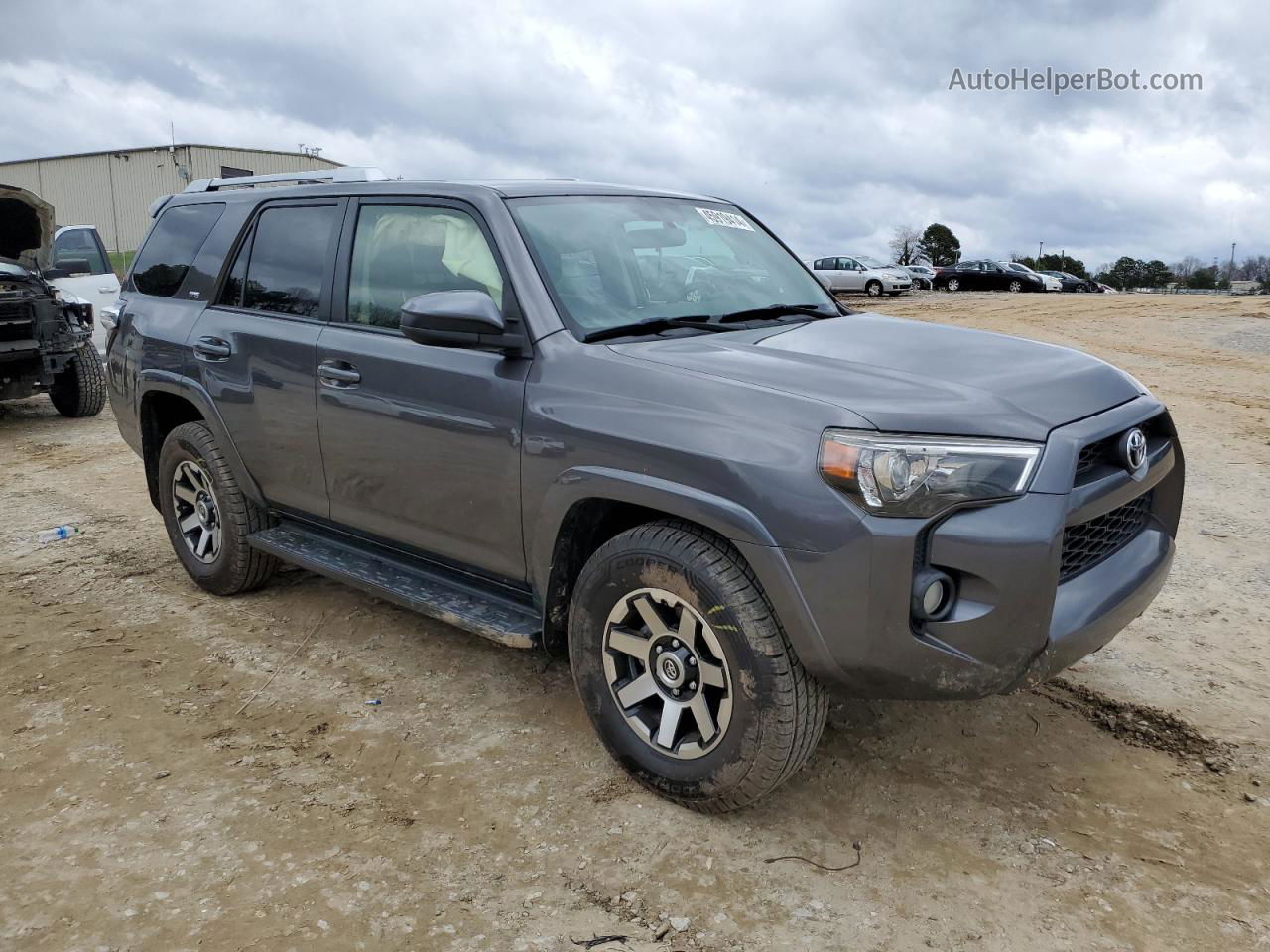 2017 Toyota 4runner Sr5 Серый vin: JTEZU5JR5H5150461