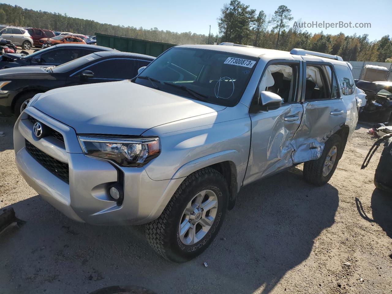 2017 Toyota 4runner Sr5 Серебряный vin: JTEZU5JR5H5161587