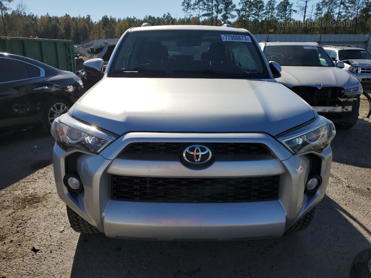 2017 Toyota 4runner Sr5 Silver vin: JTEZU5JR5H5161587