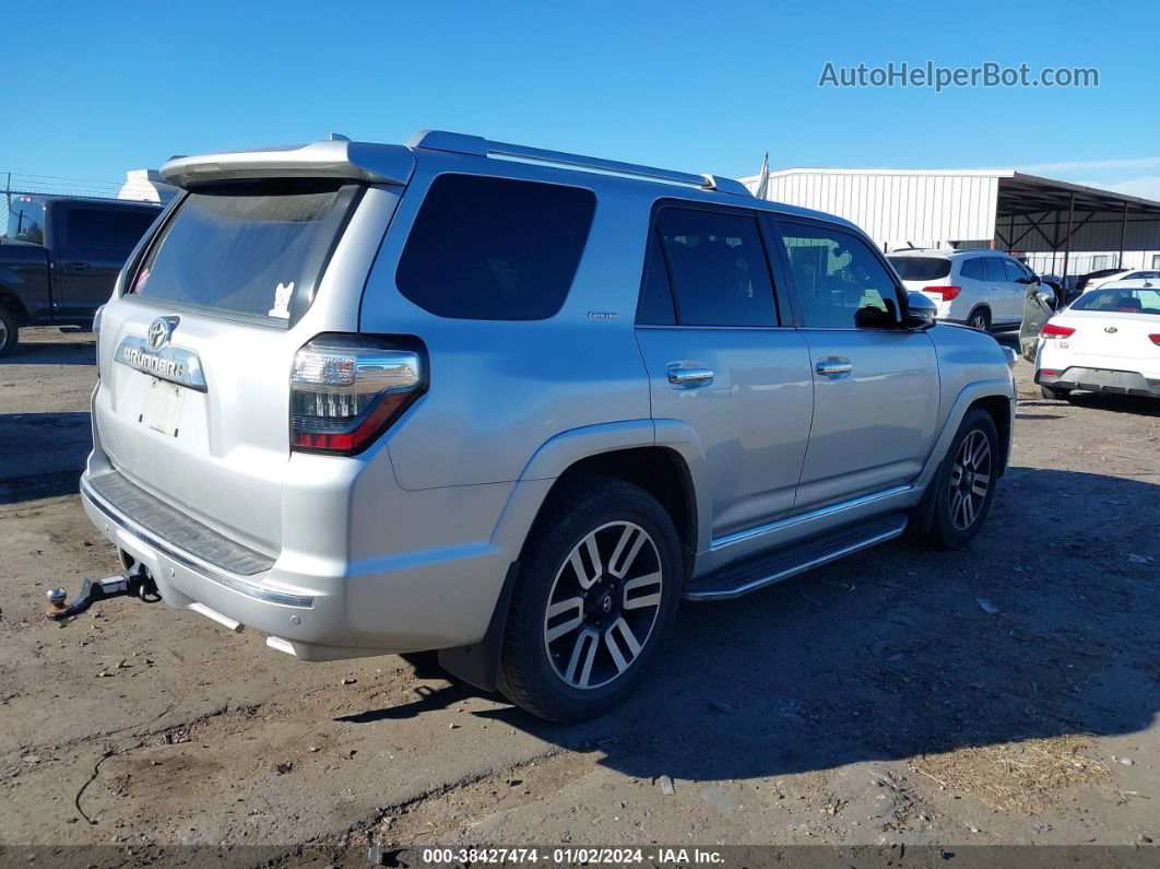 2017 Toyota 4runner Limited Silver vin: JTEZU5JR6H5148461