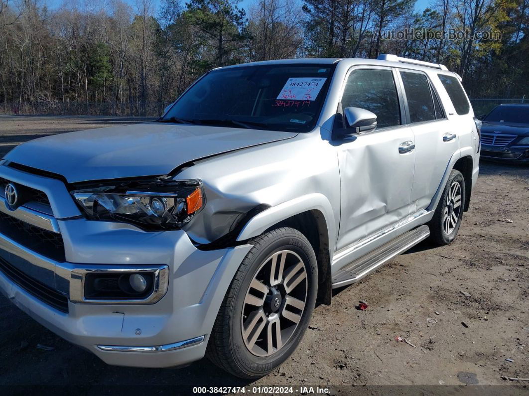 2017 Toyota 4runner Limited Silver vin: JTEZU5JR6H5148461